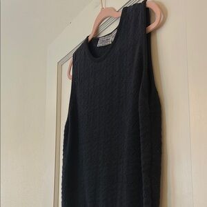 A Knitch Above Navy Knit Vest Style Top